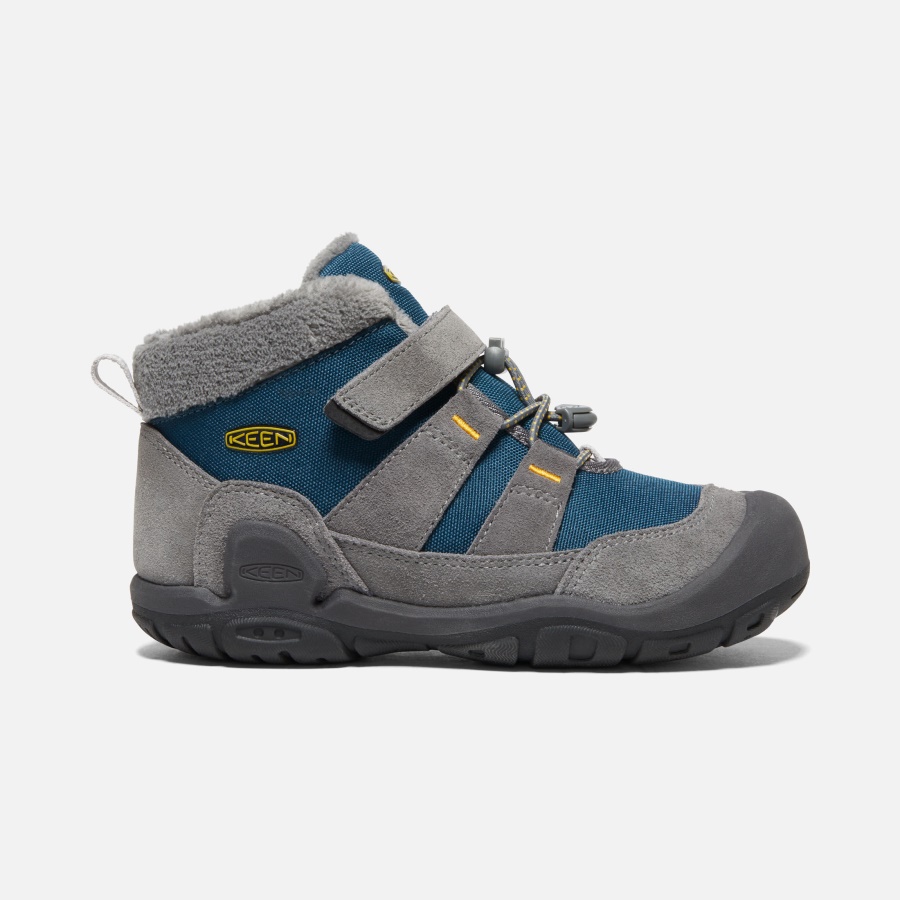 Keen Steel Grey-Blue Wing Teal Big Kids' Knotch Chukka