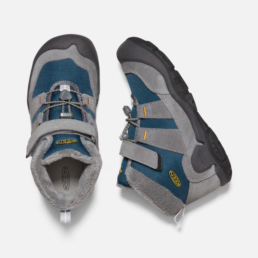 Keen Steel Grey-Blue Wing Teal Big Kids' Knotch Chukka