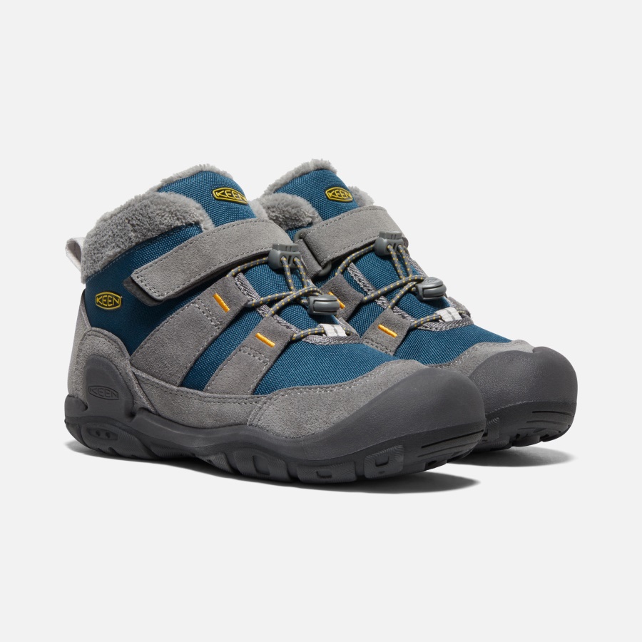 Keen Steel Grey-Blue Wing Teal Big Kids' Knotch Chukka