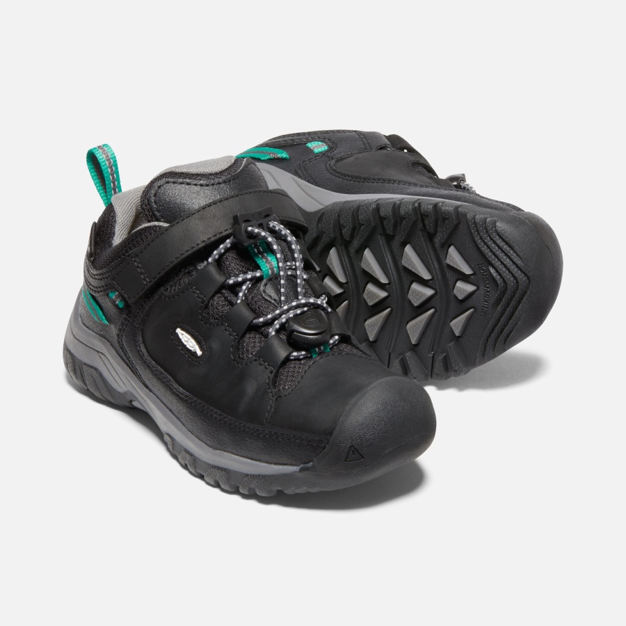 Black-Star White Little Kids' Targhee Waterproof Shoe Keen