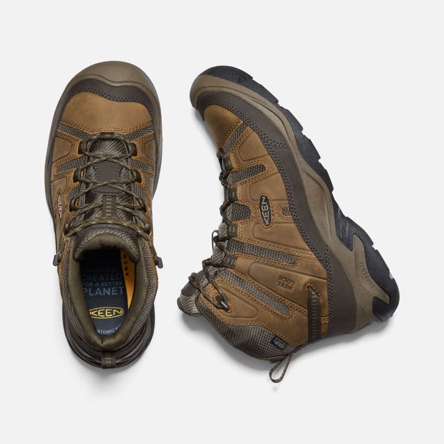 Bison-Brindle Men's Circadia Waterproof Boot Keen