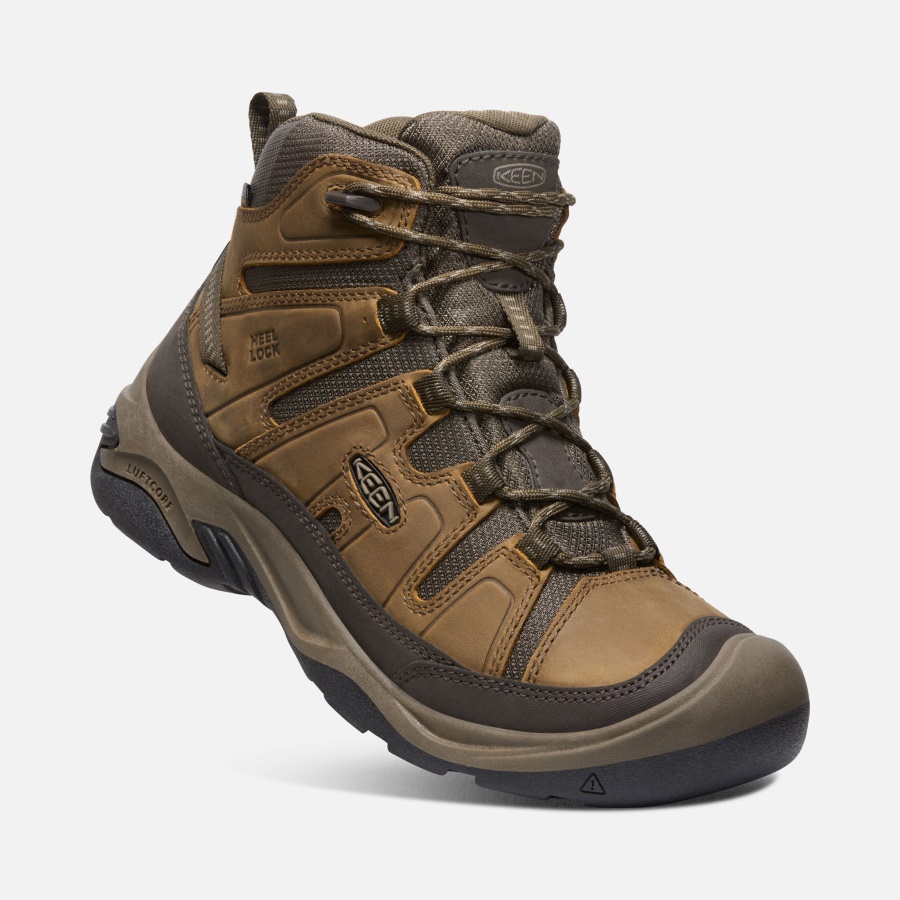 Bison-Brindle Men's Circadia Waterproof Boot Keen