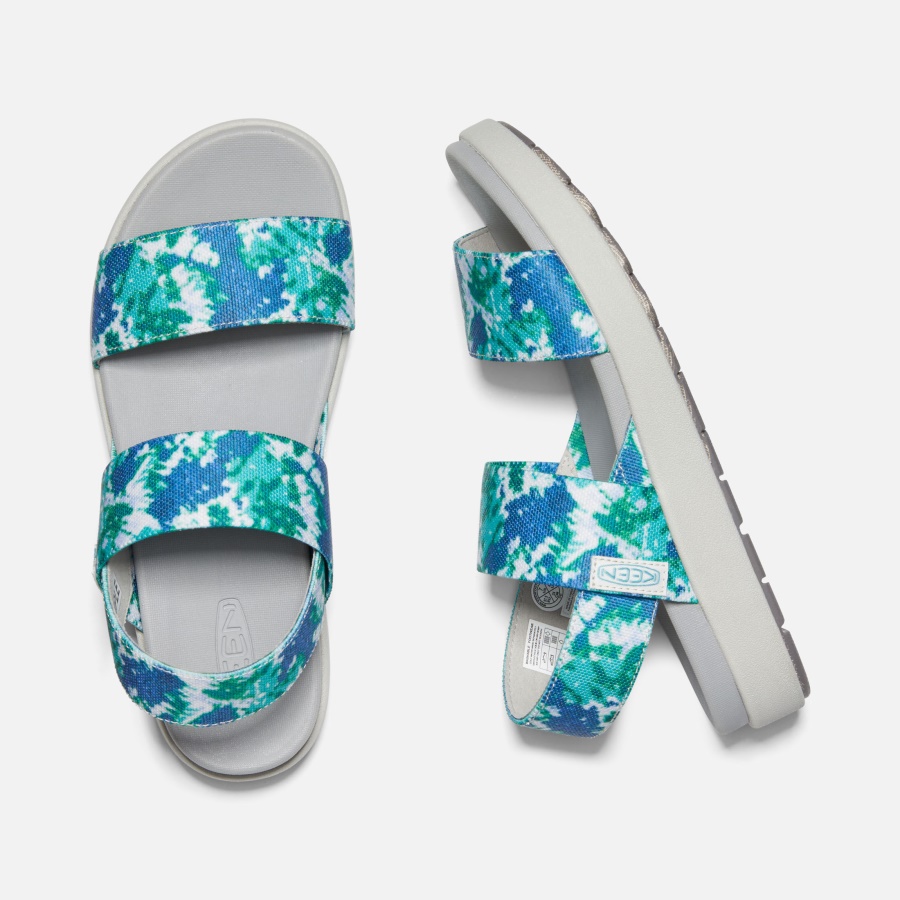 Keen Porcelain-Tie Dye Women's Elle Backstrap Sandal