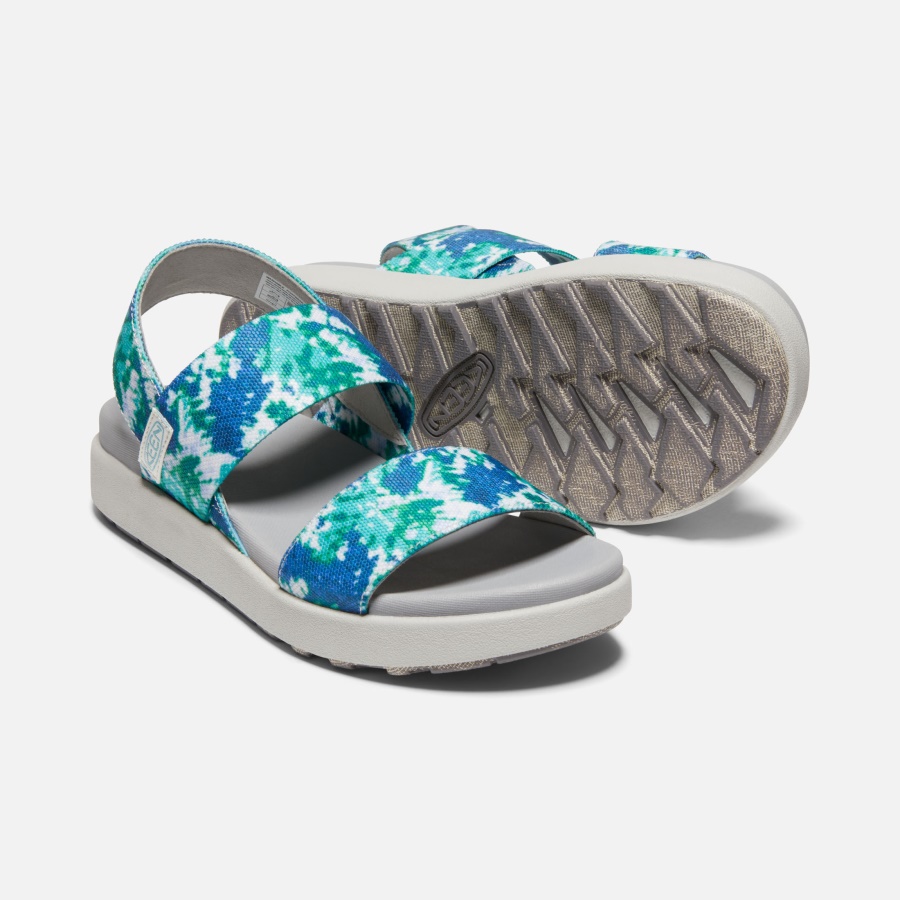Keen Porcelain-Tie Dye Women's Elle Backstrap Sandal