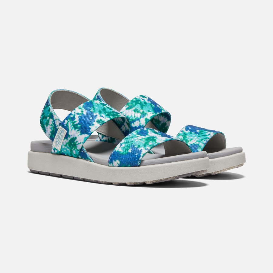 Keen Porcelain-Tie Dye Women's Elle Backstrap Sandal