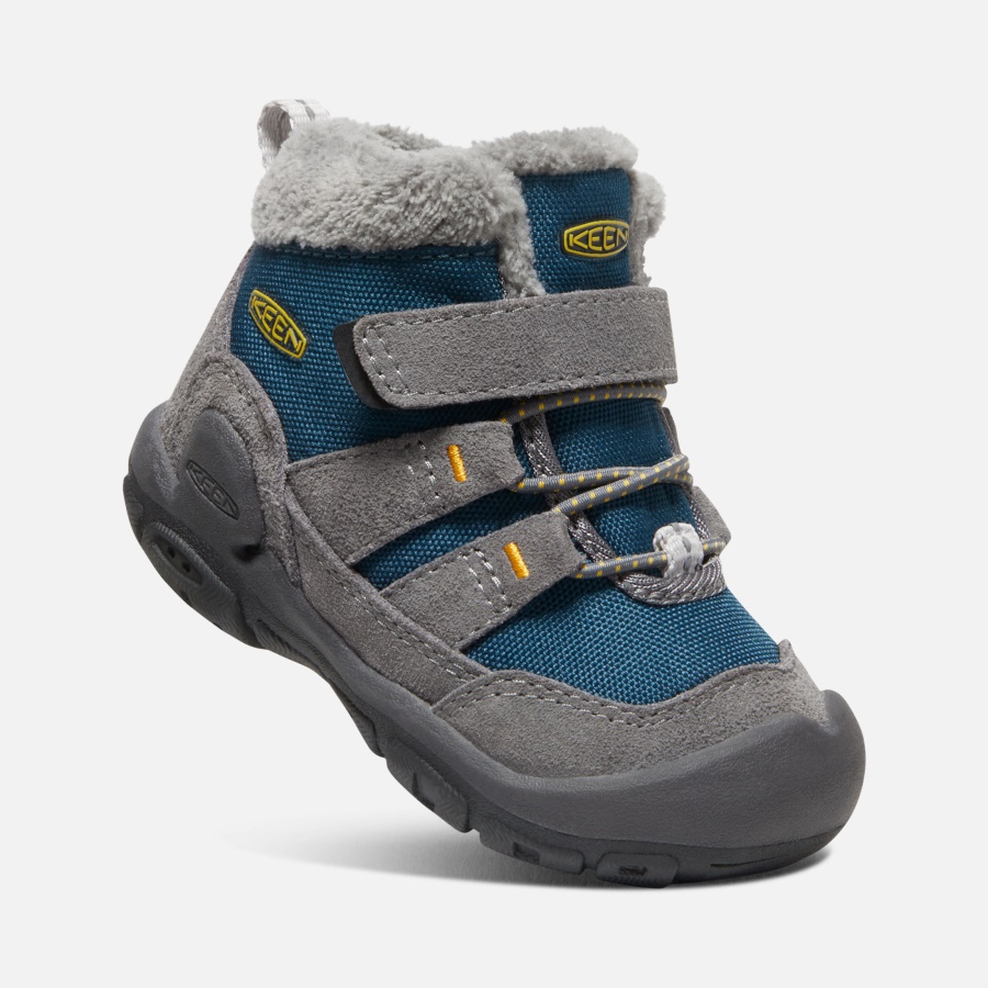 Keen Steel Grey- Blue Wing Teal Toddlers' Knotch Chukka