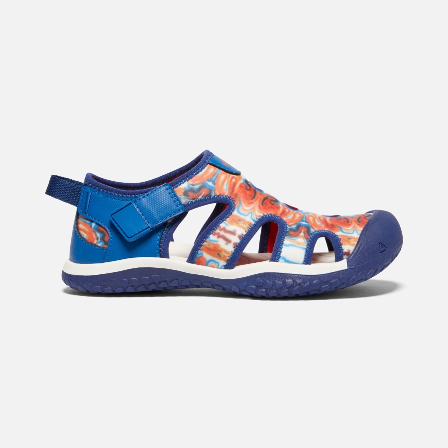 Orange Peel-Blue Big Kids' Stingray x Outdoor Afro Keen