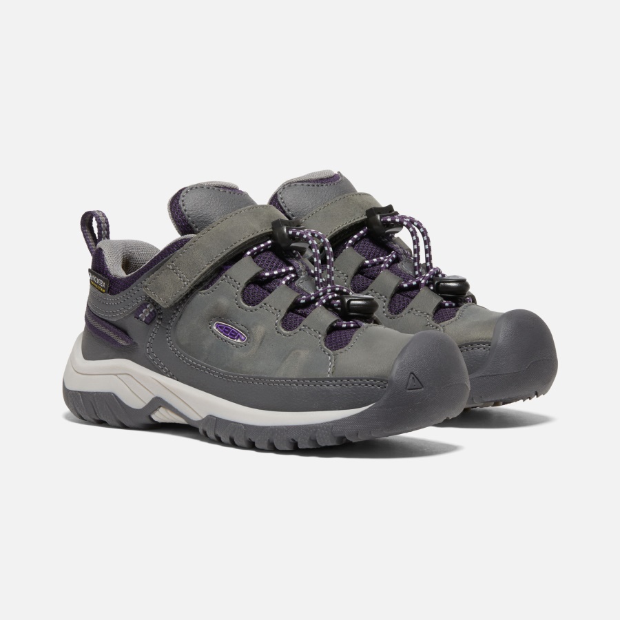 Keen Magnet-Tillandsia Purple Little Kids' Targhee Waterproof Shoe