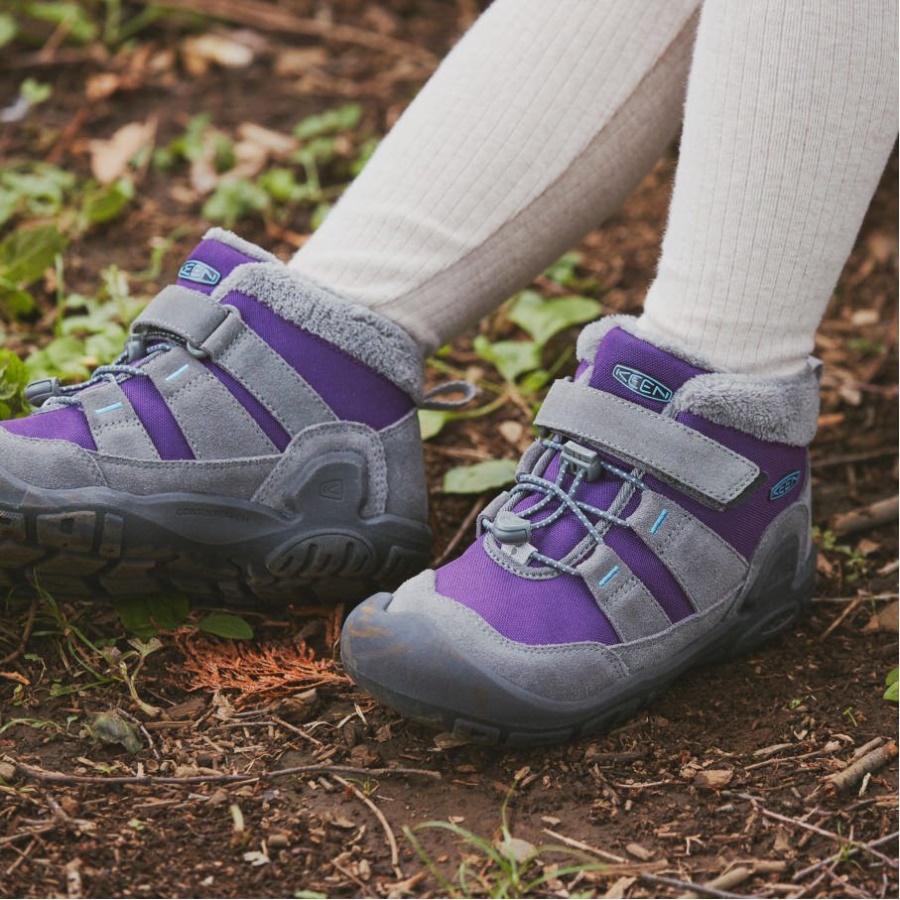 Keen Dark Earth-Black Big Kids' Knotch Chukka