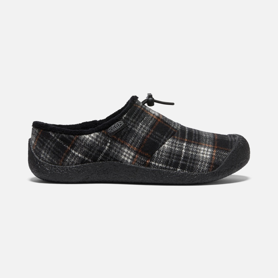 Black Plaid-Steel Grey Keen Women's Howser III Slide