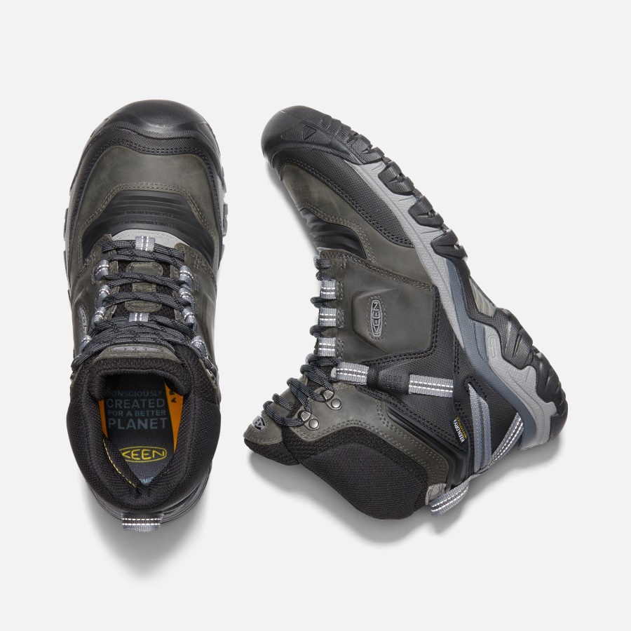 Keen Magnet-Black Men's Ridge Flex Waterproof Boot