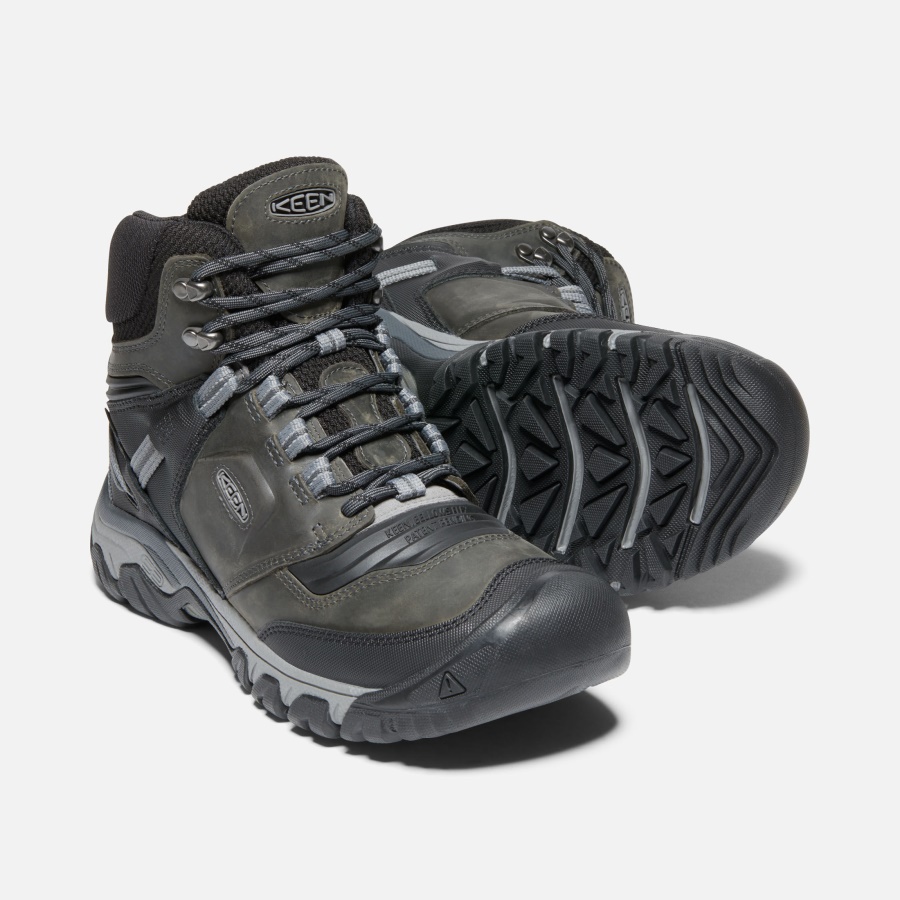 Keen Magnet-Black Men's Ridge Flex Waterproof Boot