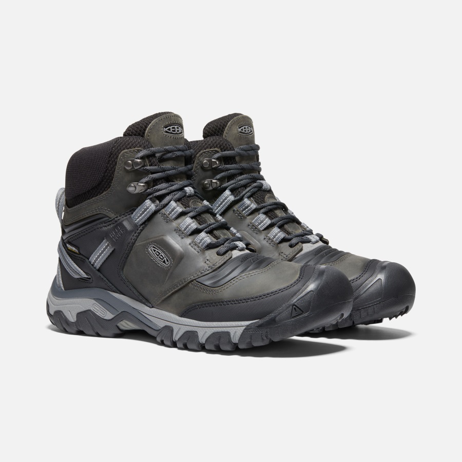 Keen Magnet-Black Men's Ridge Flex Waterproof Boot