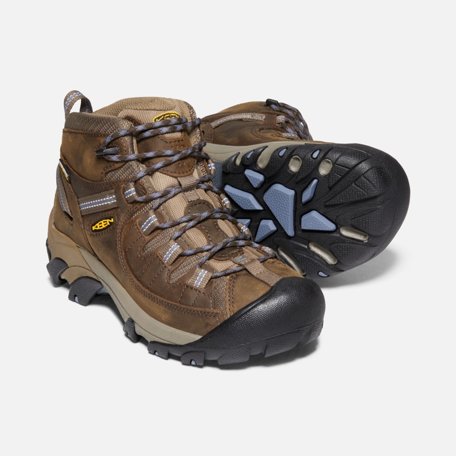Keen Slate Black-Flint Stone Women's Targhee II Waterproof Mid