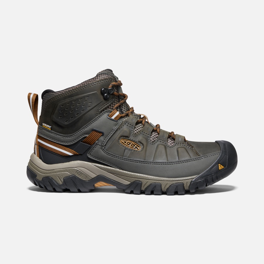 Keen Black Olive-Golden Brown Men's Targhee III Waterproof Mid