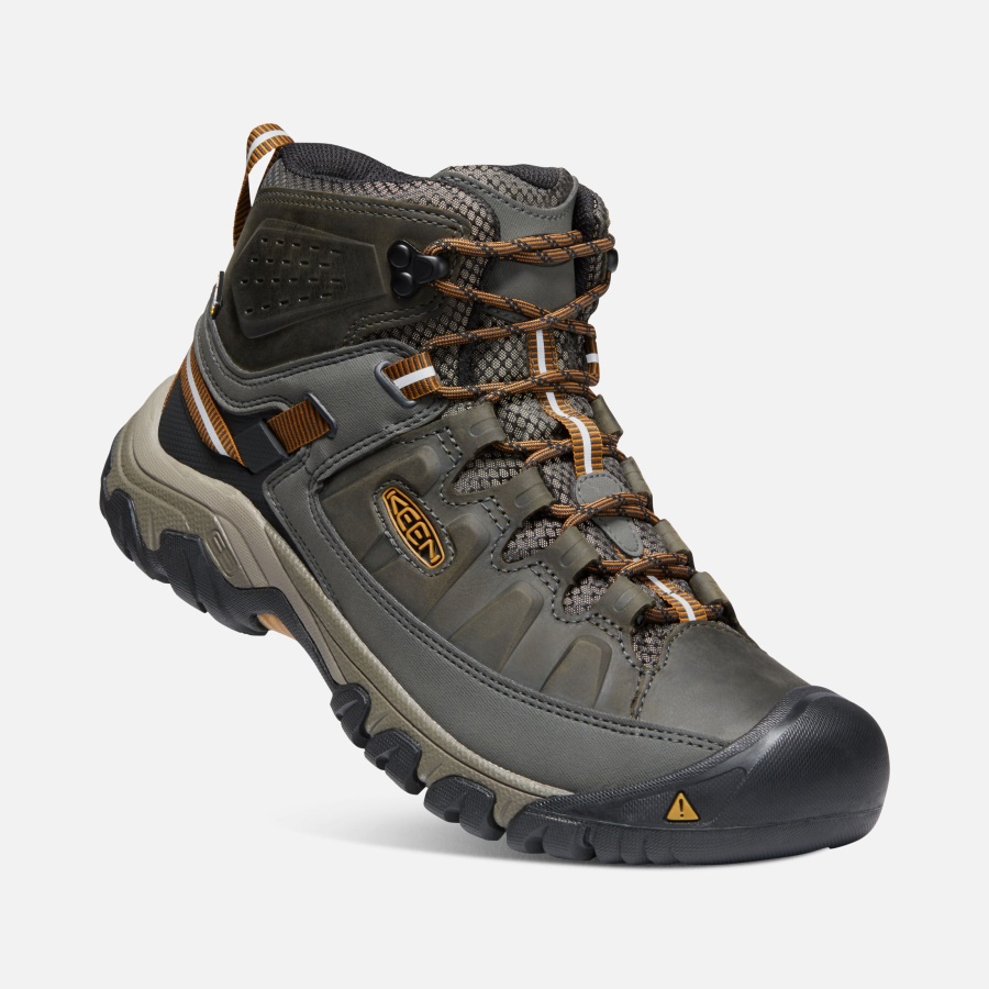 Keen Black Olive-Golden Brown Men's Targhee III Waterproof Mid