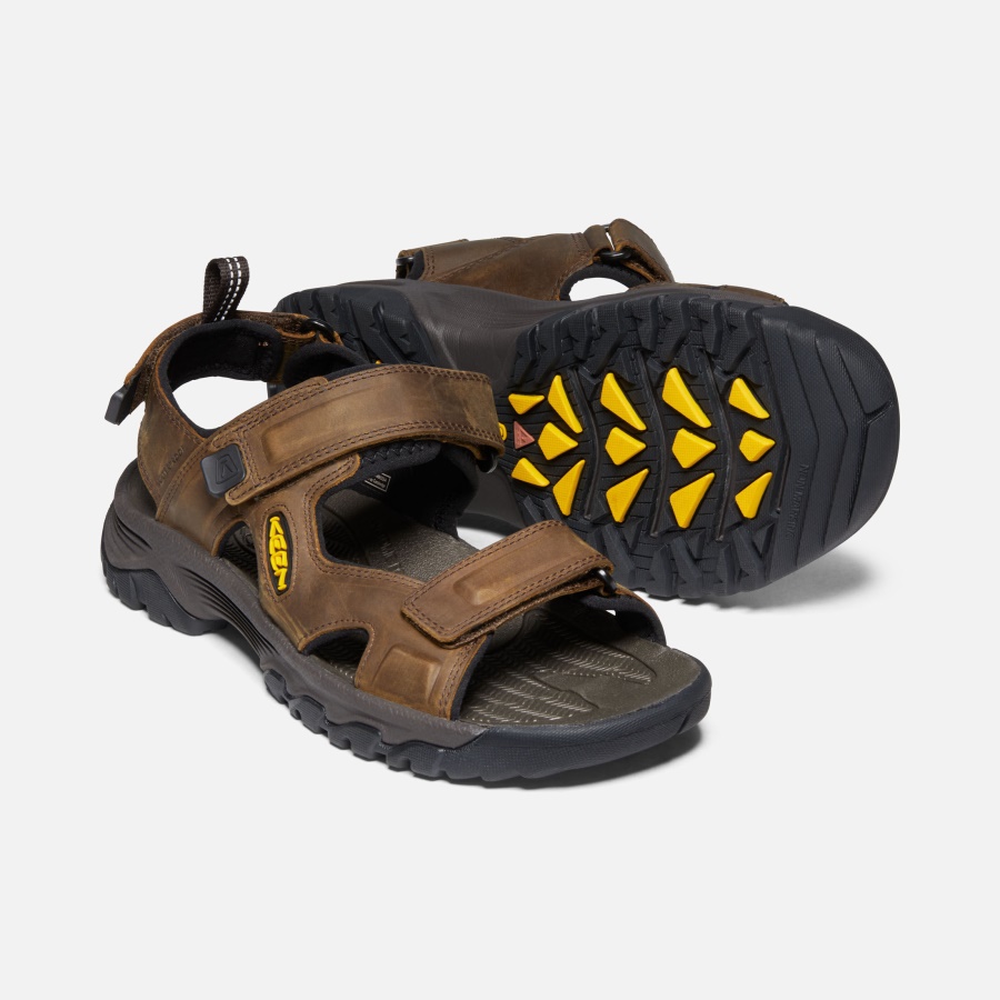 Keen Bison-Mulch Men's Targhee III Open Toe Sandal