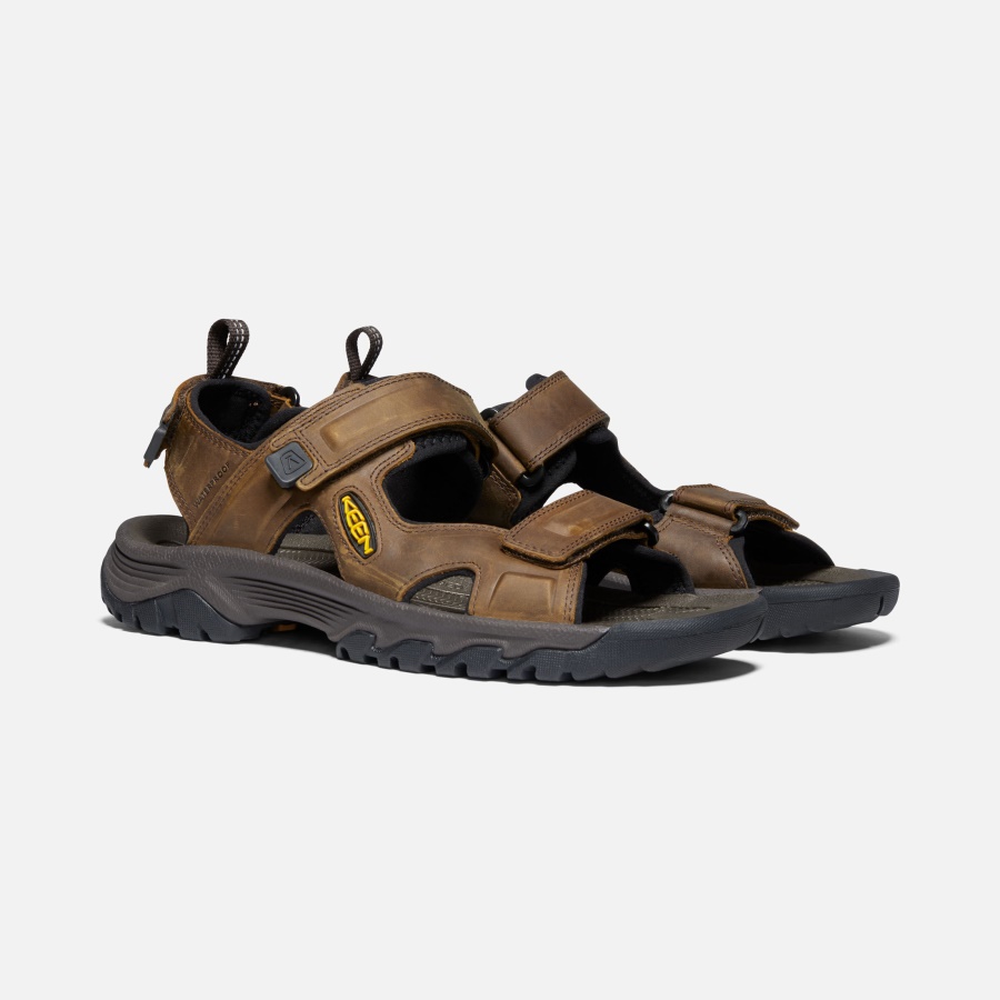 Keen Bison-Mulch Men's Targhee III Open Toe Sandal