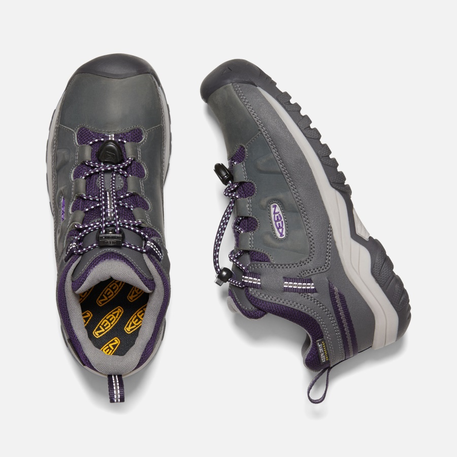 Keen Magnet-Tillandsia Purple Big Kids' Targhee Waterproof Shoe