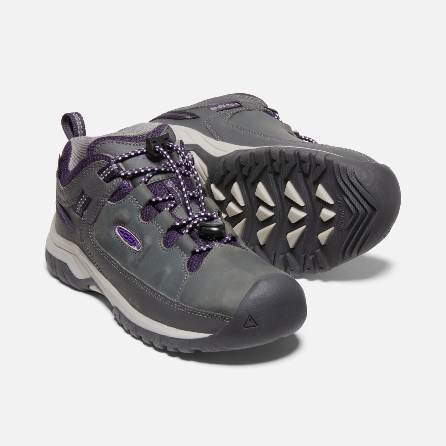 Keen Magnet-Tillandsia Purple Big Kids' Targhee Waterproof Shoe