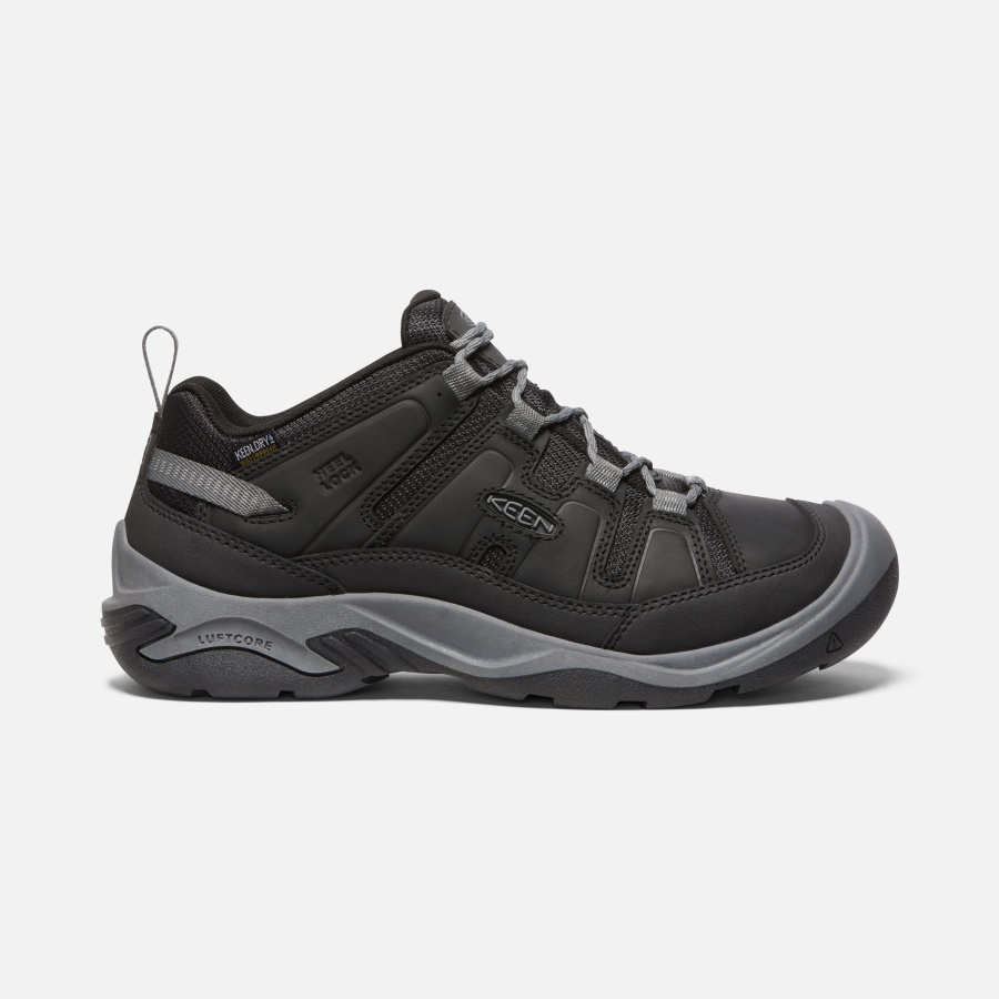 Black-Steel Grey Keen Men's Circadia Waterproof Shoe