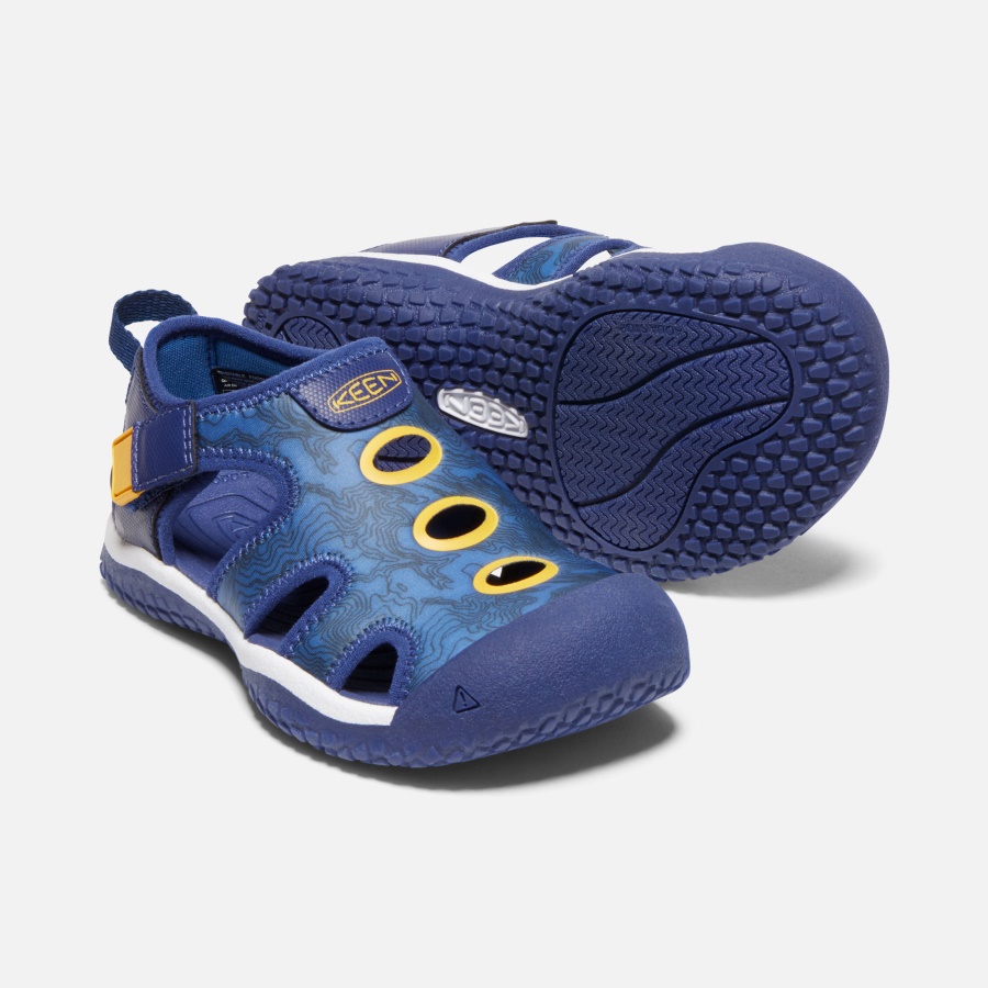 Keen Bright Cobalt-Blue Depths Little Kids' Stingray Sandal