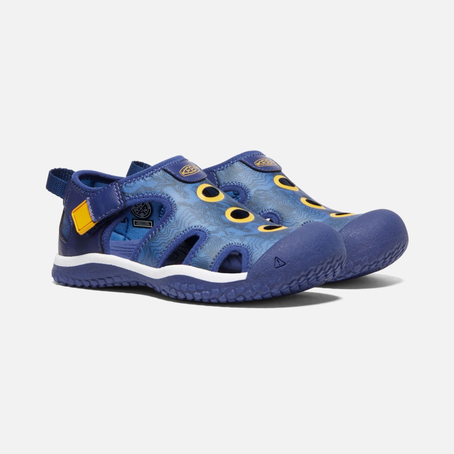 Keen Bright Cobalt-Blue Depths Little Kids' Stingray Sandal