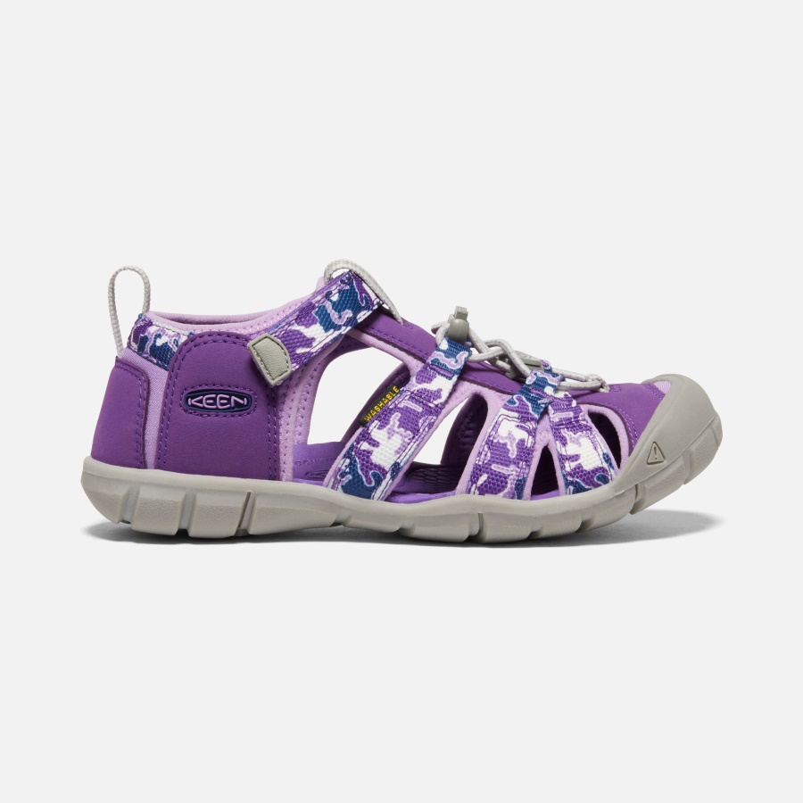 Keen Camo-Tillandsia Purple Big Kids' Seacamp II CNX