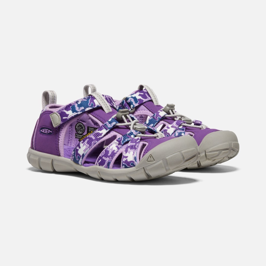 Keen Camo-Tillandsia Purple Big Kids' Seacamp II CNX