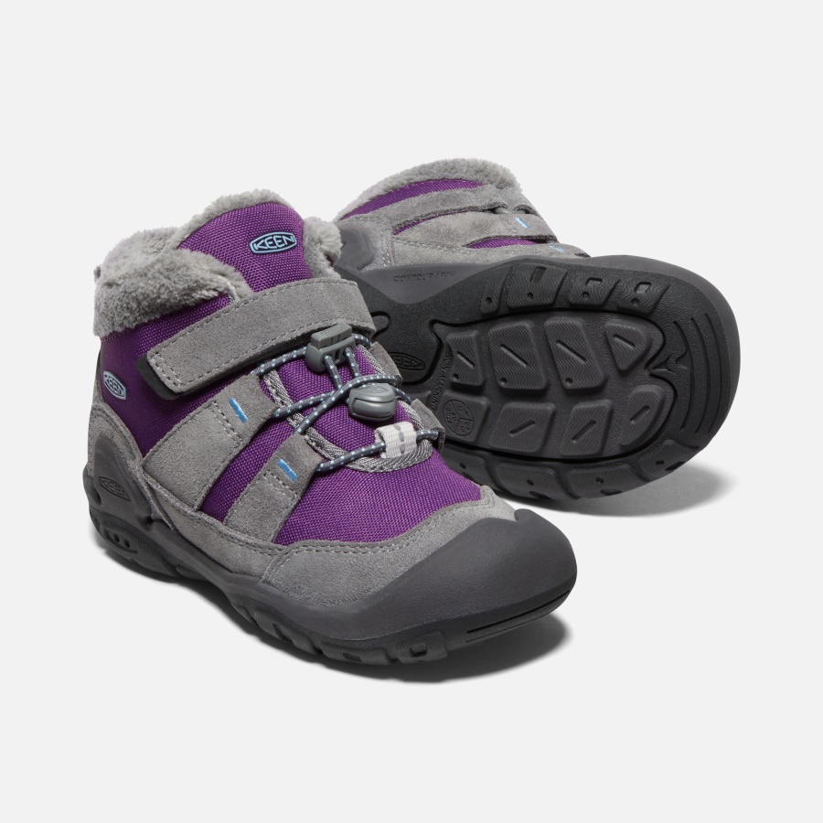 Steel Grey-Charisma Little Kids' Knotch Chukka Keen