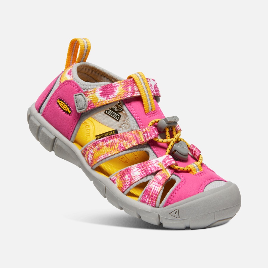 Multi-KEEN Yellow Little Kids' Seacamp II CNX Keen