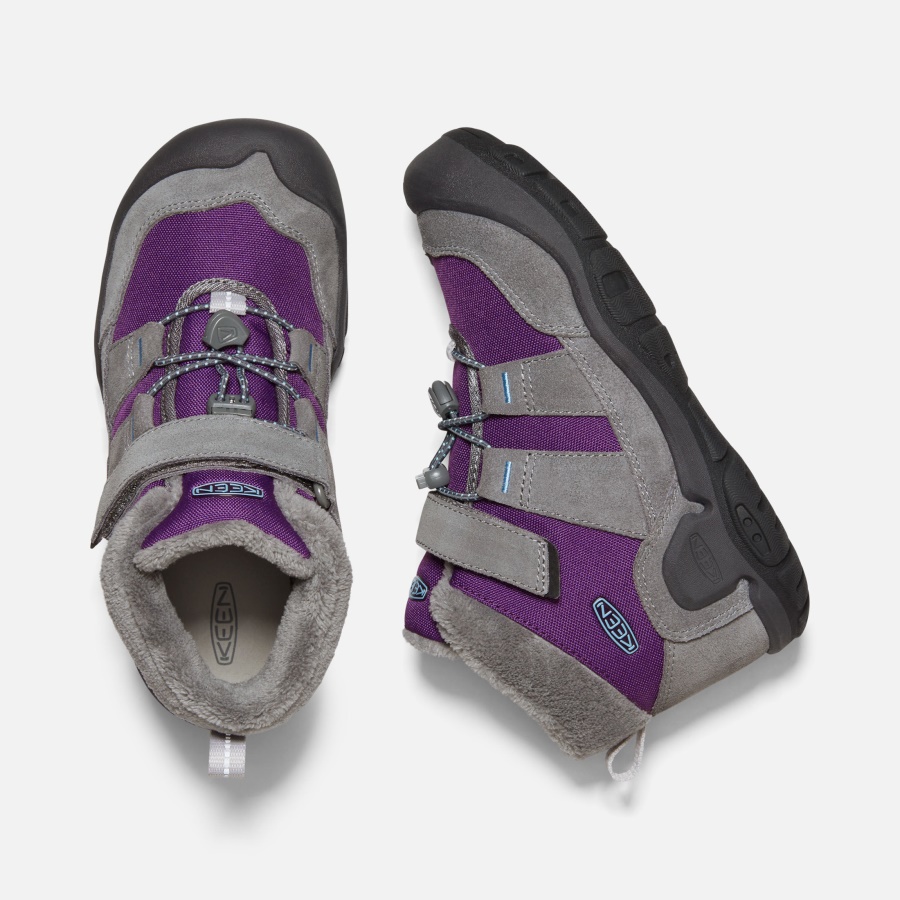 Steel Grey-Charisma Big Kids' Knotch Chukka Keen