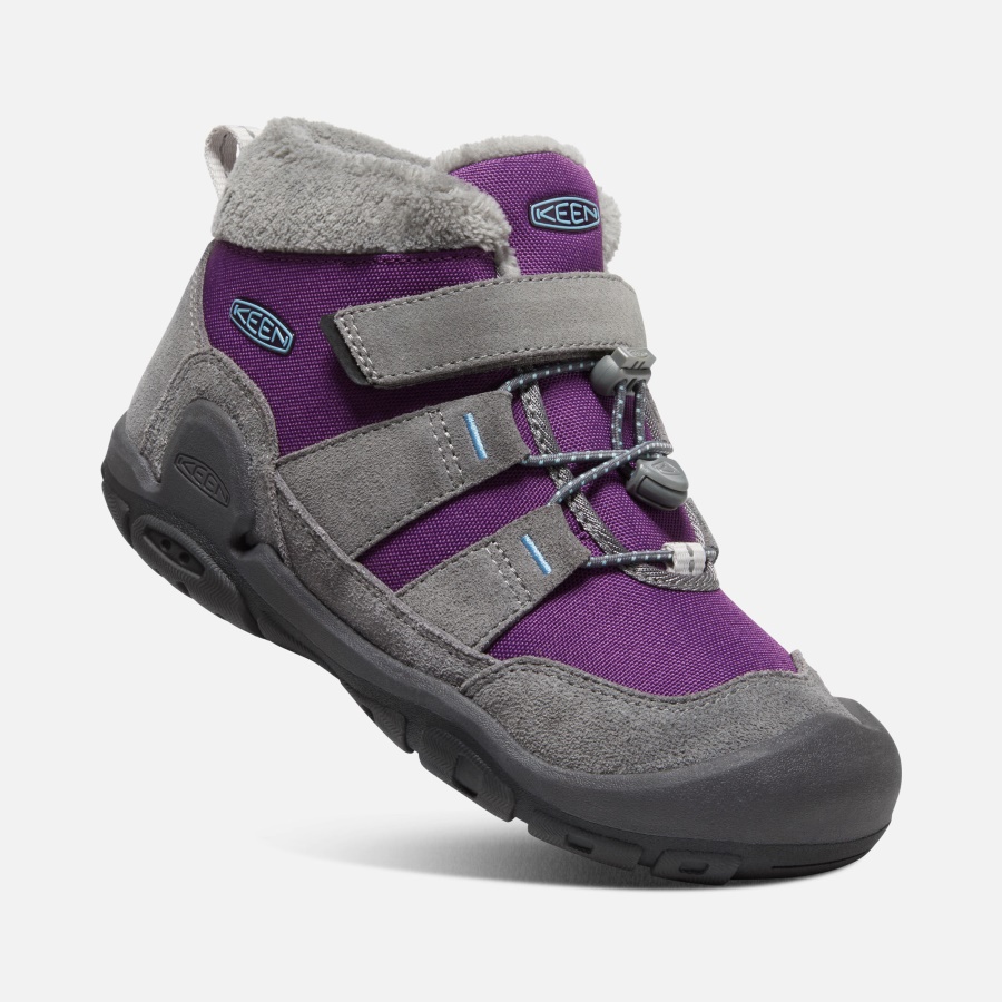 Steel Grey-Charisma Big Kids' Knotch Chukka Keen