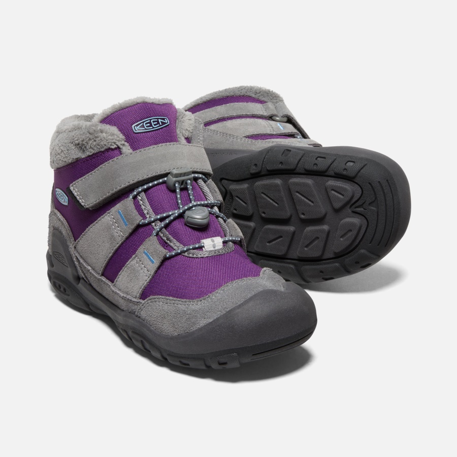 Steel Grey-Charisma Big Kids' Knotch Chukka Keen