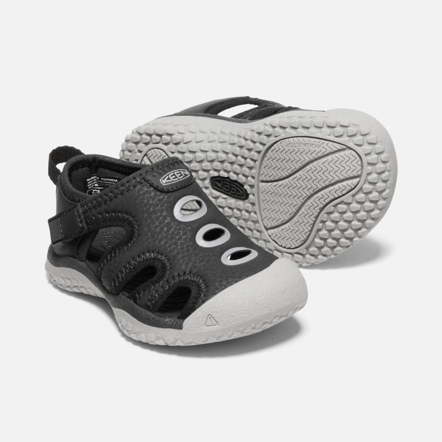 Keen Black-Drizzle Toddlers' Stingray Sandal