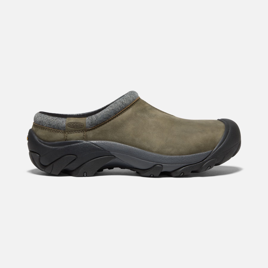 Pewter-Black Keen Men's Targhee II Clog