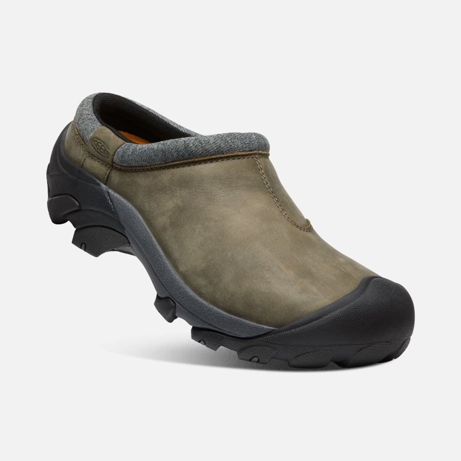 Pewter-Black Keen Men's Targhee II Clog