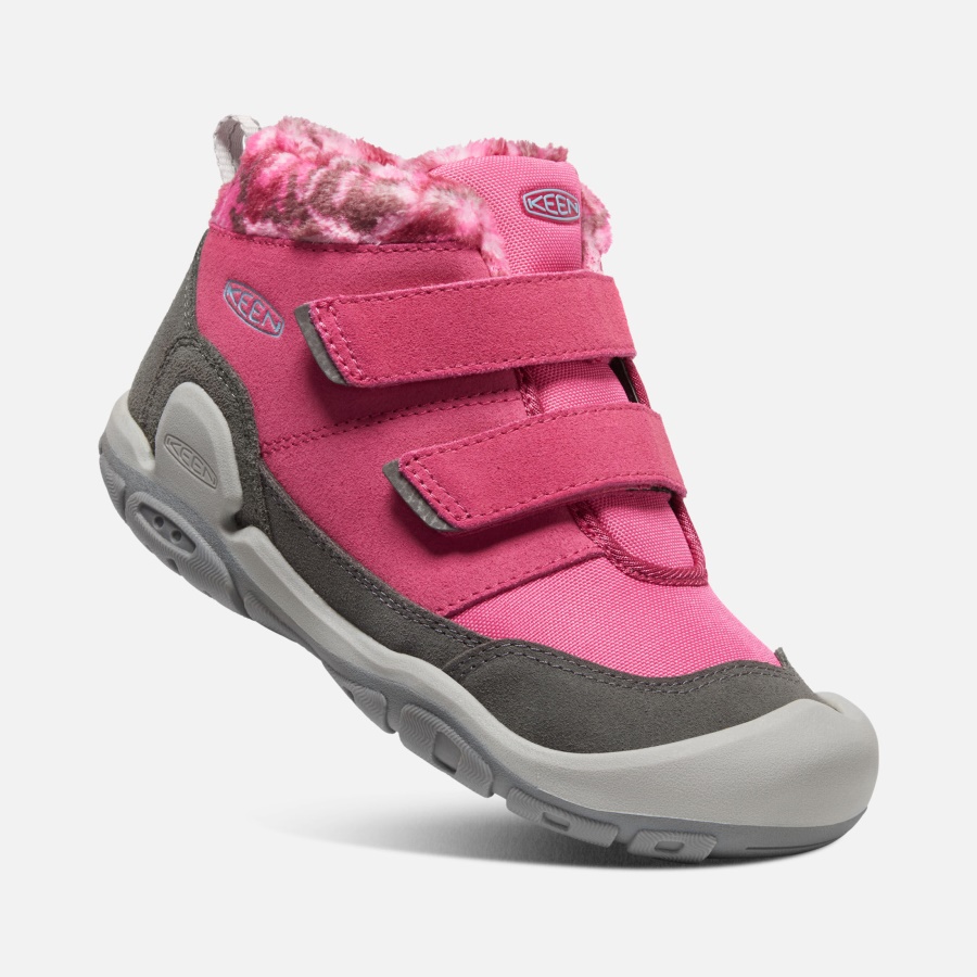 Fruit Dove-Black Keen Big Kids' Knotch Double Strap Chukka