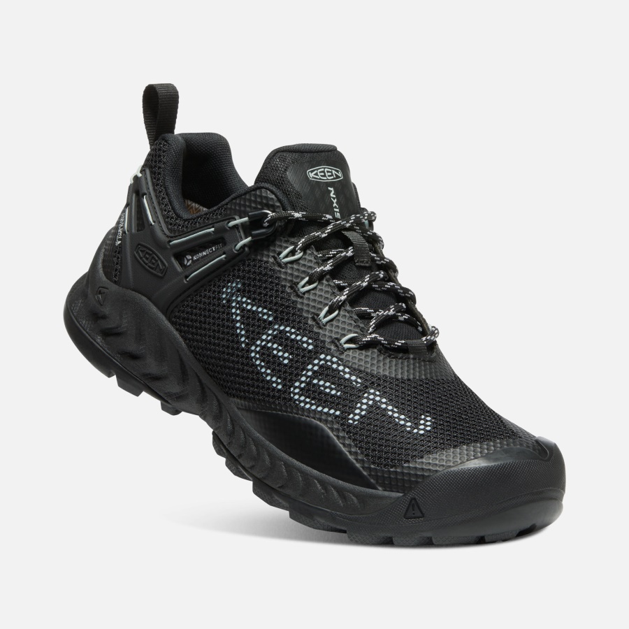 Black-Cloud Blue Keen Women's NXIS EVO Waterproof Shoe