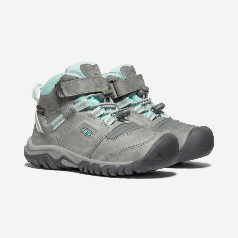 Grey-Blue Tint Little Kids' Ridge Flex Waterproof Boot Keen