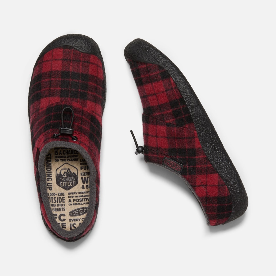 Rhubarb Plaid-Black Men's Howser III Slide Keen