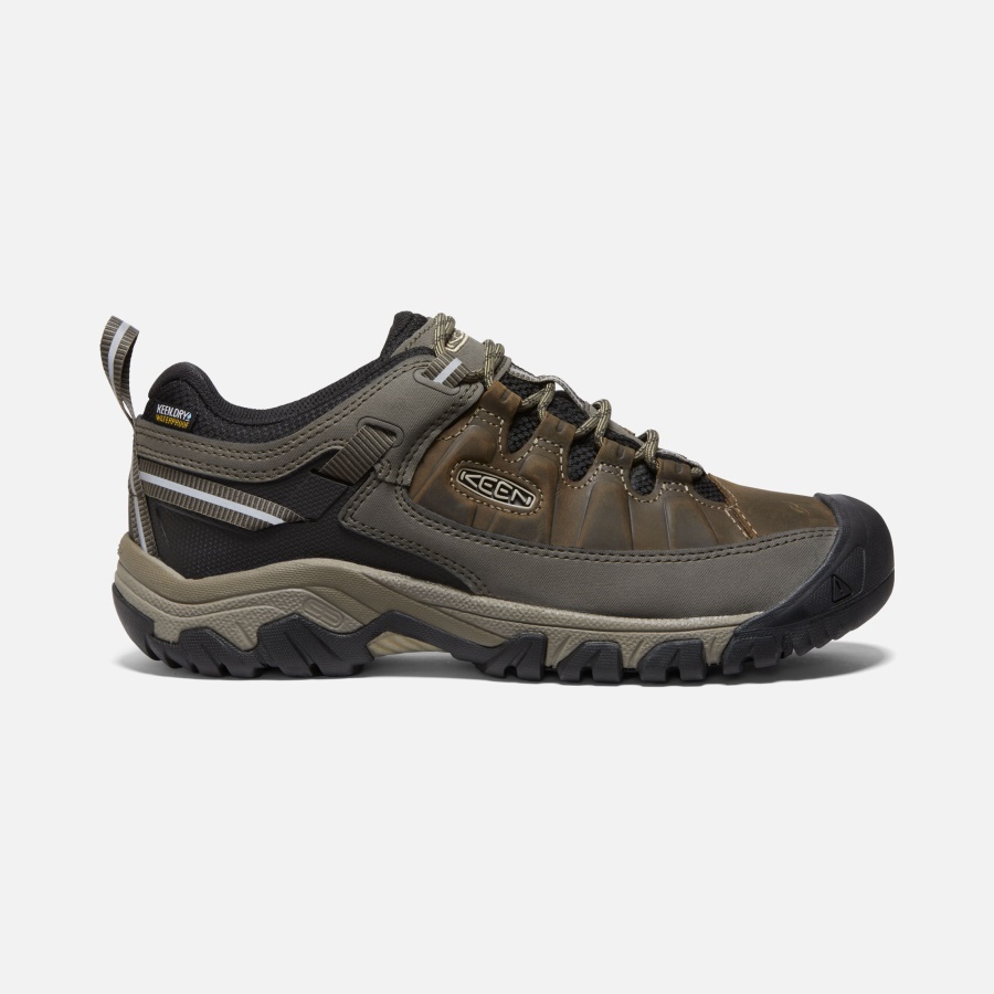 Keen BUNGEE CORD-BLACK Men's Targhee III Waterproof Wide