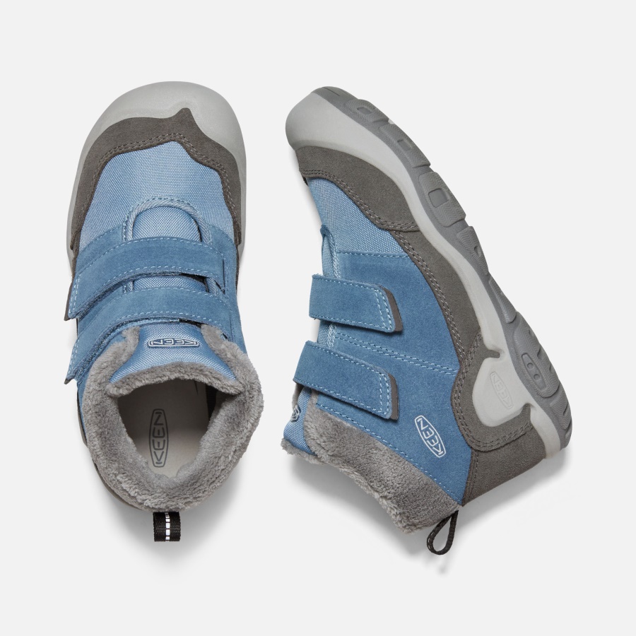 Magnet-Blue Shadow Keen Big Kids' Knotch Double Strap Chukka