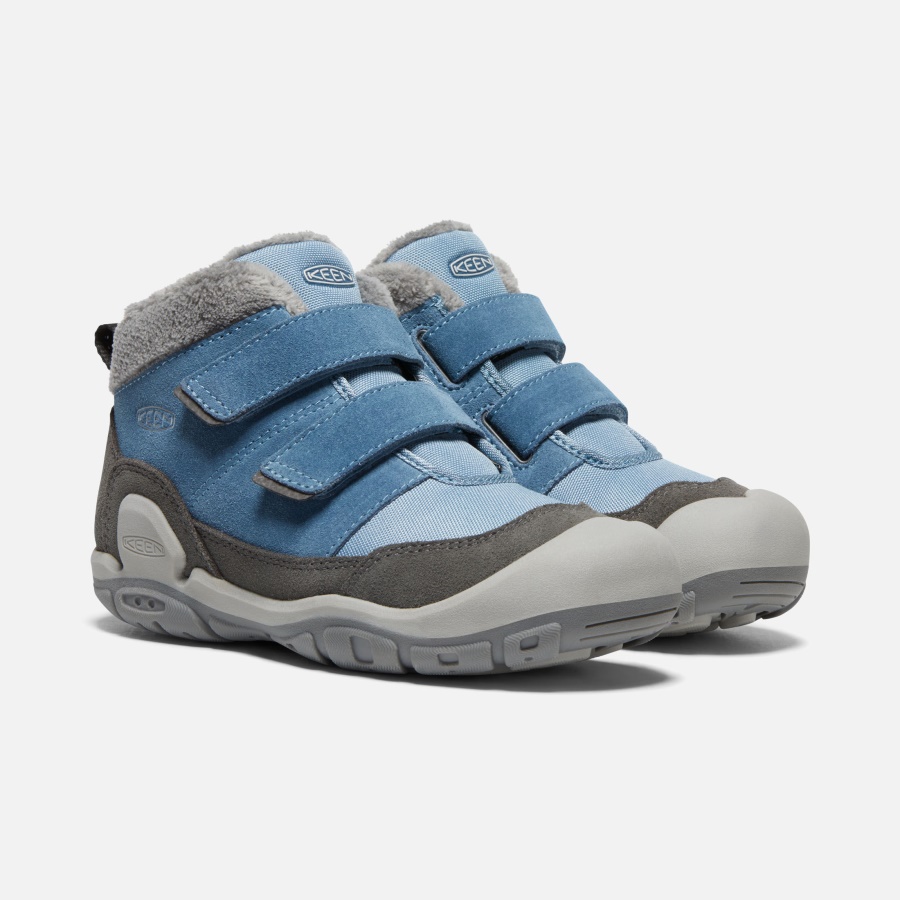 Magnet-Blue Shadow Keen Big Kids' Knotch Double Strap Chukka