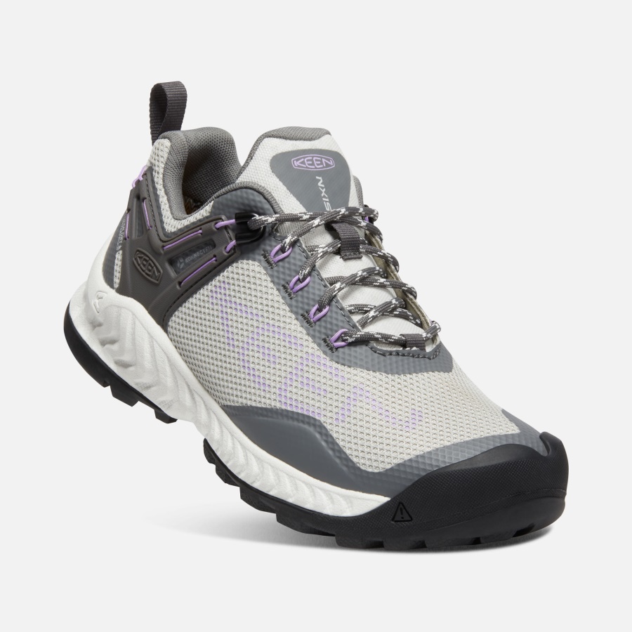 Keen Steel Grey-English Lavender Women's NXIS EVO Waterproof Shoe