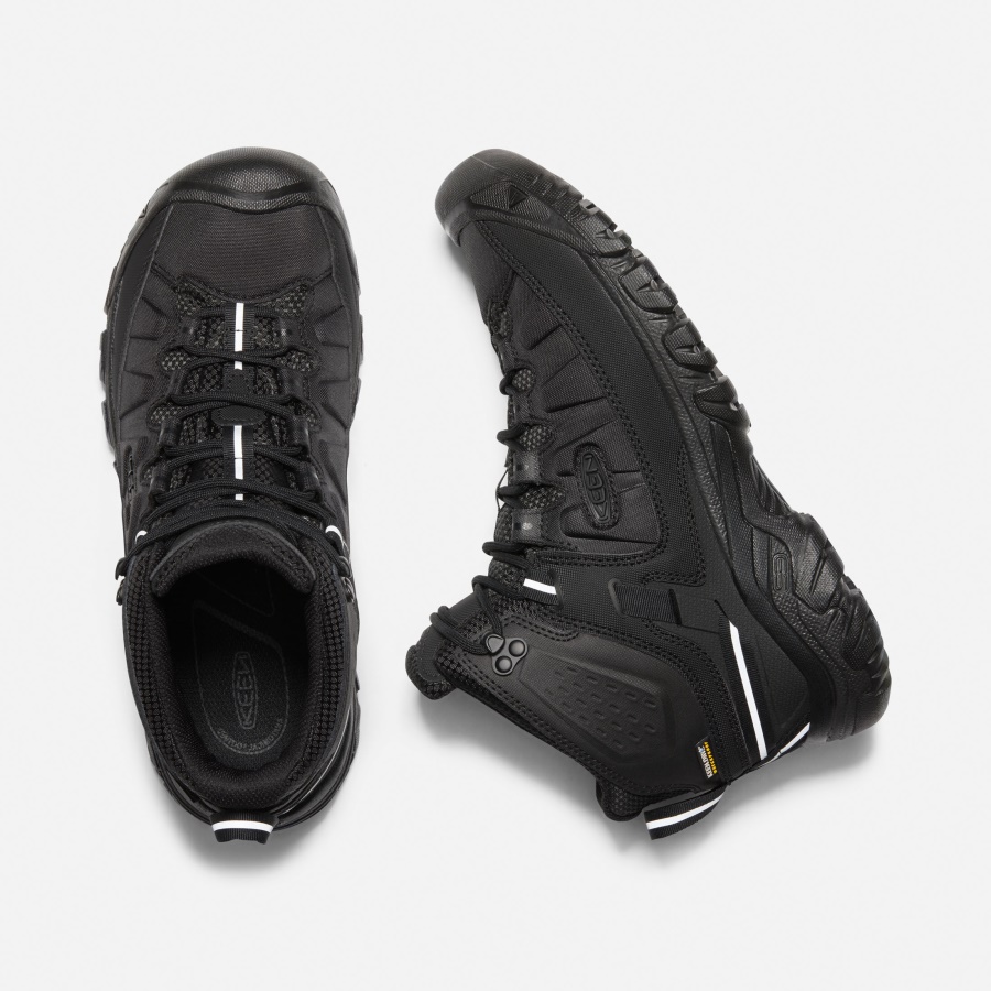 Black-Black Keen Men's Targhee EXP Waterproof Mid