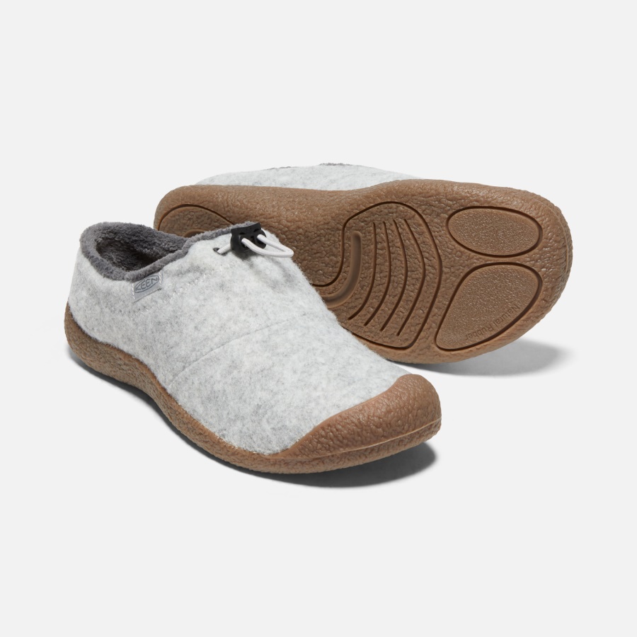 Keen Light Gray Wool-Vapor Women's Howser III Slide