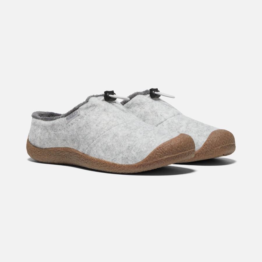 Keen Light Gray Wool-Vapor Women's Howser III Slide