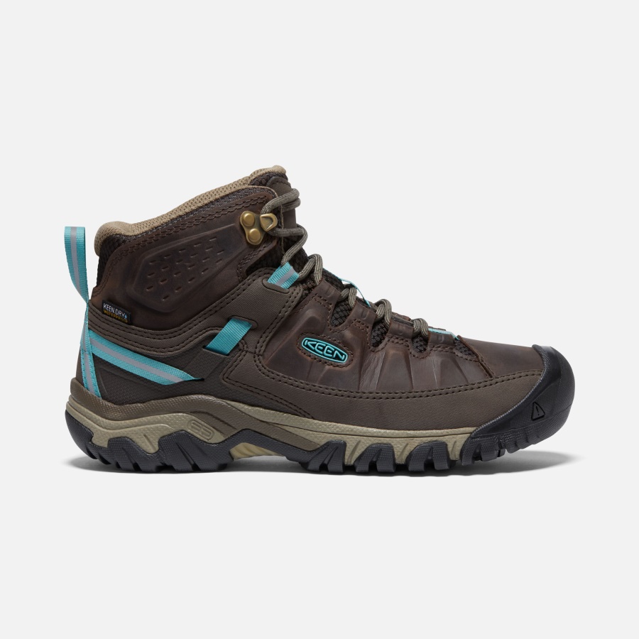 Coffee Bean-Porcelain Women's Targhee III Waterproof Mid Keen