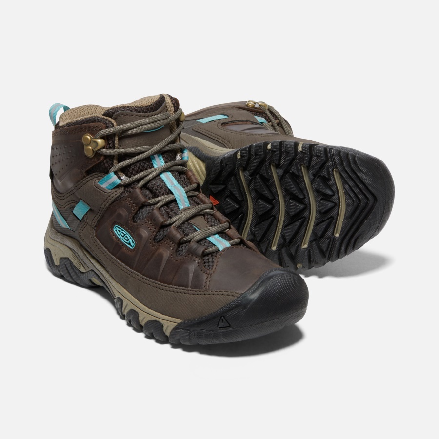 Coffee Bean-Porcelain Women's Targhee III Waterproof Mid Keen